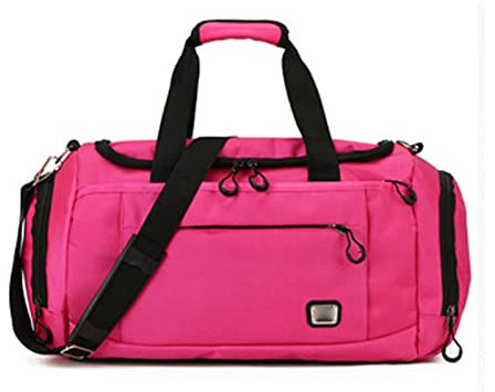 Men's Handbags Gym Black Bags Sport Women Fitness Gadgets Yoga bag Gym Sack Gym Pack for Training Travel Sport Duffle Bags (Pink)