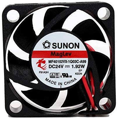 large air volume fan for MF40102VX-1Q03C-A99 4010 fan 24V 4 cm 2wire