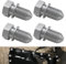 Huybaa Set di 4 Tappi Coppa Olio Motore M14x1,5, con Anello di Tenuta, Compatibile con VW Golf