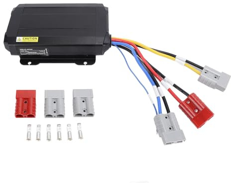 Oreilet Chargeur Batterie à Double Entrée 12V 40a DC à DC, Chargeur embarqué avec MPPT pour L'Alternateur Solaire Alternateur RV Car Marine pour 12 V Plomb AGM Calcium LFP Batterie