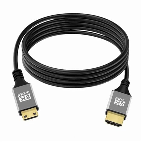 Cable HDMI compatible con HD 8K/60Hz for Raspberry Pi Zero, tarjeta gráfica, cámara, videocámara, mini HDTV 8K 2.1.(8K Mini HDMI-HDMI,3.0/3M)
