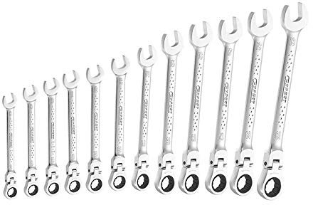 Britool E111102B Rapid Ratchet Flexible Head Spanner Set (12 Pieces)