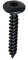 Vis PENTURE ACIER ZINGUE NOIR ROCKET diam 7 mm