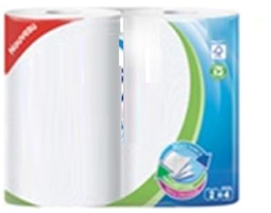 Lotus Confort Blanc papier toilette format 96 rouleaux (4 x 24 rouleaux) 2 épaisseurs blanc doux et résistante