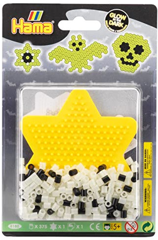 Hama Bügelperlen Starter Set Nachtleuchtend 375 Stück Blister