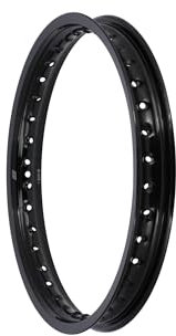 Felge 1,6 x 16 Alufelge Schwarz eloxiert - für Simson S50, S51, KR51 Schwalbe, SR4