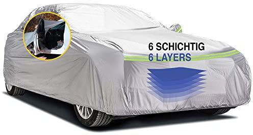 NEU!!Macari Autoabdeckung Auto Abdeckplane Winter Auto Garage Abdeckung Autozelt Autoplane Wetterfest Garagenzelt Auto Zeltgarage Halbgarage Faltgarage Autoabdeckung Winter Car Cover Auto Schutzhülle