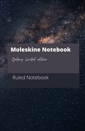 Moleskine Limited Edition Galaxy Notebook: Hard Cover, Large (5.5x8.5), Ruled/Lined, Galaxy Blue, 196 Pages