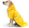 Hunderegenmantel Wasserdicht, ZoneYan Hunde Regenmantel, Freienwelpen Haustier Regenmantel, Hund Regen Poncho Mit Reflektierenden, Pu Reflektierendem Regenmantel für Hunde (M)