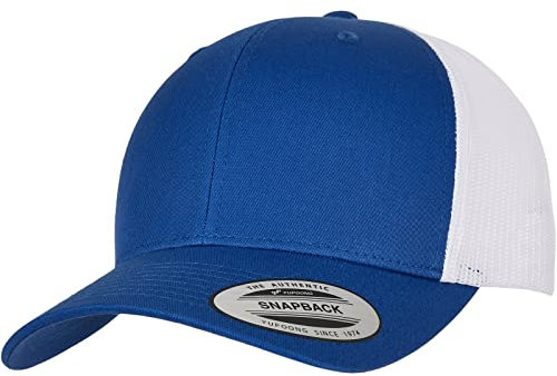 Flexfit Unisex Retro Trucker 2-Tone Baseballkappe, royal/White, one Size