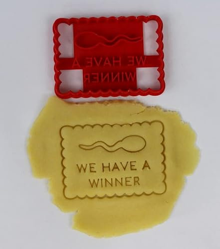 3DKOUPE - Emporte-pièce petit beurre - The Winner - Couleur au choix - Conçu et fabriqué en France