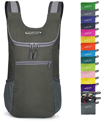 G4Free Ultraleichter, kleiner Rucksack, faltbar, verstaubar, 11 l, für Reisen, Wandern, Radfahren, Wandern oder Mehrzweck-Tagesrucksäcke, Unisex, Dunkelgrün 2, 11L, Casual