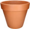 KOTARBAU® Pot de fleurs en terre cuite - Diamètre : 39 cm - Avec bord - Pour l'intérieur et les jardins