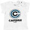 Fabulous T-Shirt Bébé Manche Courte Blanc Capsule Corp. Geek Jeux Video Serie Film
