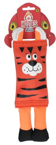 Hozies Billy Bengal – extra Starkes Feuerwehrschlauch Hundespielzeug – Starkes Hunde Kuscheltier für den Welpen – Hundespielzeug Seil - Small