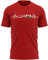 Rugby-T-Shirt für Herren, Wales Heartbeat, rot, XL