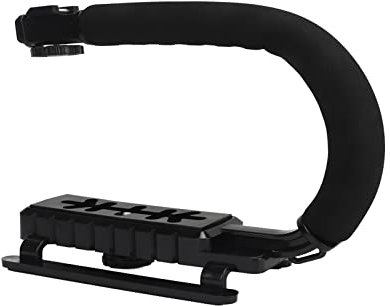 Handheld Stabilizing Grip for Cameras and Camcorders with Ideal Support, Shock Absorbable, Comfortable Grip, Stabilization Equipment, Ideal Shooting Accessories