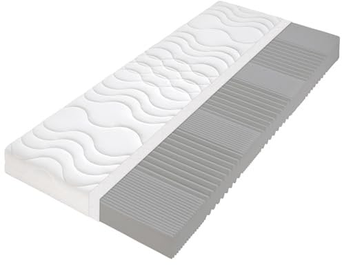 BeCo Matratze, Medibett Standard KS, Komfortschaum, Oeko-TEX Standard 100, Made in Germany, 100 Nächte Testschlafen (H4 (101-120 kg), 90 x 200 cm)