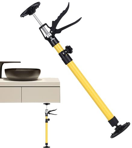 Xujuika Varilla Telescó De Soporte Rápido, Gato De Herramientas De Tercera Mano, Sistema De Poste De Soporte Ajustable, Puntal TelescóPico De Marco con Capacidad De 40 Kg para Paneles De Yeso