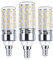 EvaStary E14 LED Warmweiß, 12W Warmweiß 3000K LED Leuchtmittel, entspricht 120W Glühbirne, 1450LM E14 Lampe, nicht Dimmbar, kleine Edison Schraube für Kronleuchter, Designerlampe, 3 Stück