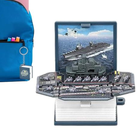 Porte-clés livre – porte-clés mignon pour clés de voiture, sac à dos, jouet Fidget | Petit cadeau pour garçons et filles, jouet unique pour femmes et hommes, jouet portable