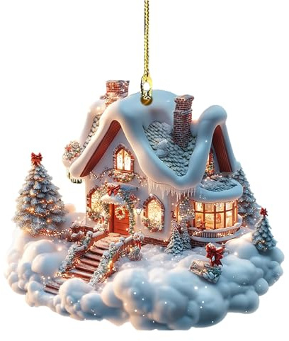 Weihnachtsdeko für draußen, Weihnachtsschmuck Weihnachtsbaumschmuck Türdekorationen hängende Weihnachtsanhänger Weihnachtsbastel-Partyzubehör Christbaumschmuck Heimdekoration