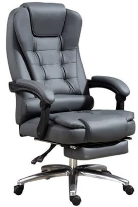 ZKALQECNF Siege de Bureau Chaise de Bureau de Luxe étude à Domicile Chaise à Dossier Haut sous Chaise Ergonomique inclinable et pivotante canapé Chaise Fauteuil de Bureau