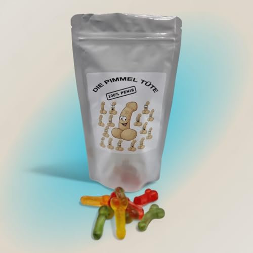J & G Die Pimmel Tüte Penis Tüte Scherzarktikel, Lustige Geschenkidee, Party-Brüller, Spaßgeschenk, Halloween, Geburtstagsgeschenk. Weingummi Penise