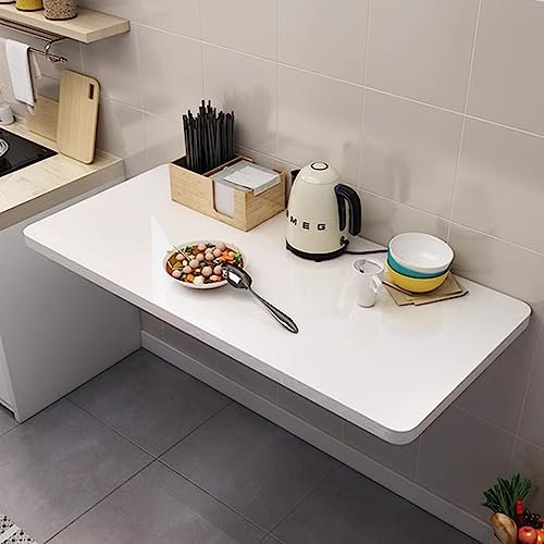 Moderner Wand-Klapptisch, Regal, Computertisch, Arbeitsplatz für Küche, Balkon, Schlafzimmer, kleiner Platz, Klapptisch, Kapazität 20 kg, faltbares Design (Größe: L x B 40 x 25 cm)