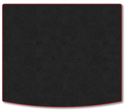 Seat Ateca (2016-2026) Carpet Boot Mat | Red Edge Trim Tailored Fit Boot Liner Full Coverage Protection Accessories Easy Clean Anti Slip Made in the UK
