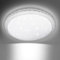 Deckenlampe LED Deckenleuchte Ø39cm 36W, 6500K, 1700LM, IP44 Wasserfest Rund Badezimmer Lampe, Badlampe Decke Küchenlampen Modern Schlicht Weiß Ultra Dünn Ideal für Bad/Balkon/Keller/Schlafzimmer/Flur