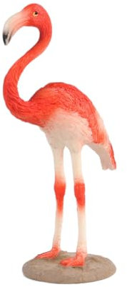 AENIMELY Flamingo-Figur – Realistische Feste Tierfiguren für Kinder – Pädagogisches Vogelspielzeug für Vorschulbildung – Wildtier-Kuchentopper, Geburtstagspartydekoration, STEM-Geschenk