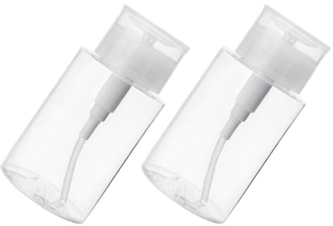 Travel Bottle 300ml Petg Pump Cleansing Water Bottle 2pcs | Refillable, Leakproof Design, Portable for Travel and Business Trip, for Hand and Cleansing Water