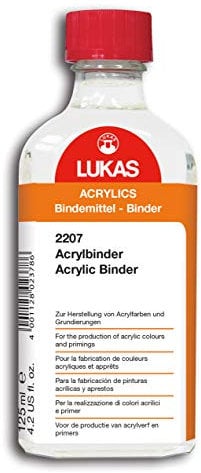 LUKAS Malmittel für die Acrylmalerei - Acrylbinder in 125 ml K22070125