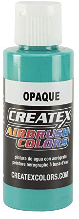 Createx Farbe 60 ml, Blickdicht, wassergrün, grün, (Lot de 1), 60