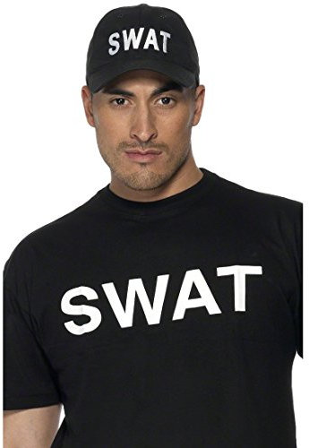 R.H.Smith & Sons Polizei Cap SWAT Mütze Polizei Mütze SWAT Cap als Kostüm Zubehör