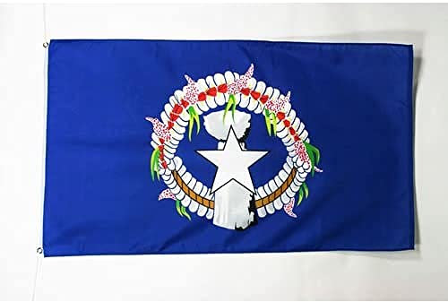 AZ FLAG - Flagge Nördliche Marianen - 150x90 cm - Amerikanische Fahne 100% Polyester mit Messing-Ösen - 110g