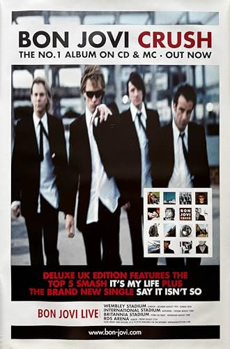 BON JOVI – 51 x 75 cm zeigt/Poster