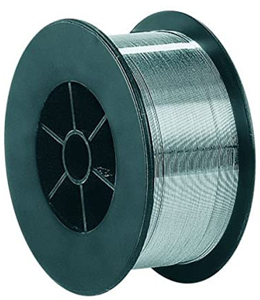 INE - Alambre de soldadura mig Inox 0,8 mm-soldadura MIG-MAG semiautomático-Bob de soldadura de 400 g - Acero inoxidable sin relleno. Calidad 308 LS