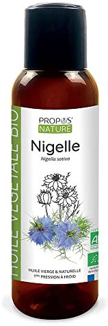 Huile de Nigelle Bio (Cumin noir) - Nigella sativa seed oil -100% pure et naturelle - 100ml - PROPOS'NATURE