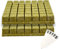 Grodan Rockwool Cubes für Saatgutstarter (98 Hydrokultur-Stecker) + The Hydroponic City Stakes