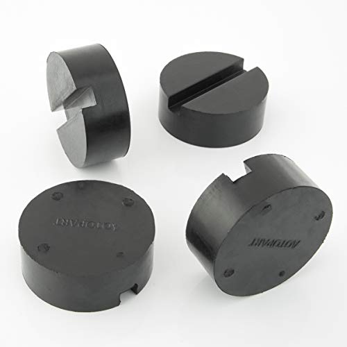LST 4x Adapter Wagenheber Aufnahme Hebebühnen Klotz Gummiblock Ø 62 x 24mm kompatibel mit Citroen Dacia Fiat Ford Opel Peugeot Renault Seat Skoda VW