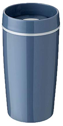 Stelton Rig-TIG by Bring-IT to-Go - Becher/Thermobecher - Blue - Kunststoff/Silikon - (HxD) 16,5 x 8,5cm / 0,34 l