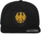 FanShirts4u Classic Snapback DEUTSCHLAND/BUNDESADLER mit Wappen Baseball Cap GERMANY (Wappen/gold - schwarz)