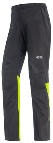 GORE WEAR Herren Gore-tex Paclite® Hose, Black/Neon Yellow, XXL EU