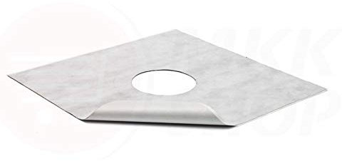 Dichtungsfolie Dichtungsband Hydrofolie Duschablauf Bodenablauf Abdichtung selbstklebend - VONLIS 500 x 500 mm Ø 155 mm
