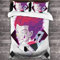 NICHIYO Hisoka Hunter Bettwäsche-Set, Bettbezug und Kissenbezug, Mikrofaser, 3D-Digitaldruck, dreiteiliges Bettwäscheset (39, Einzelbettgröße 135 x 200 cm + 80 x 80 cm)