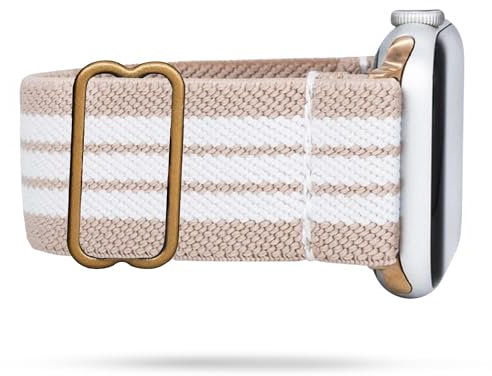 Braxley Armbänder für Apple Watches – dehnbar und waschbar – verstellbar mit Apple-Watch-Armbändern für Damen und Herren – kompatibel mit Apple Watch Serie SE Ultra 9, 8, 7, 6, 5, 4, 3, 2, 1 [38 mm/40