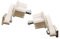 Coppia tappo dx + sx frangivento ricambi accessori tenda a giardino tubo 60 mm