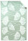 JOWOLLINA Wendedecke Wolldecke Plaid Kuscheldecke Öko-Wolle 130x200 cm, Ginkgo (Pastell Mint)